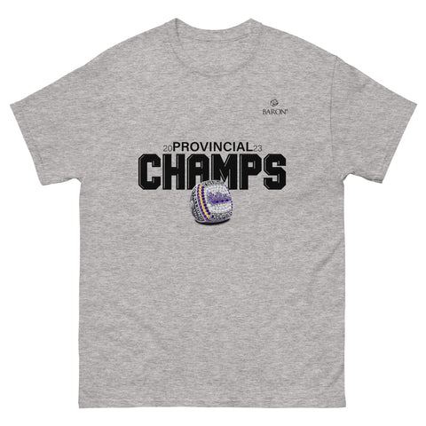 Huronia Stallions U18 OSFL 2023 Championship T-Shirt - Design 4.6