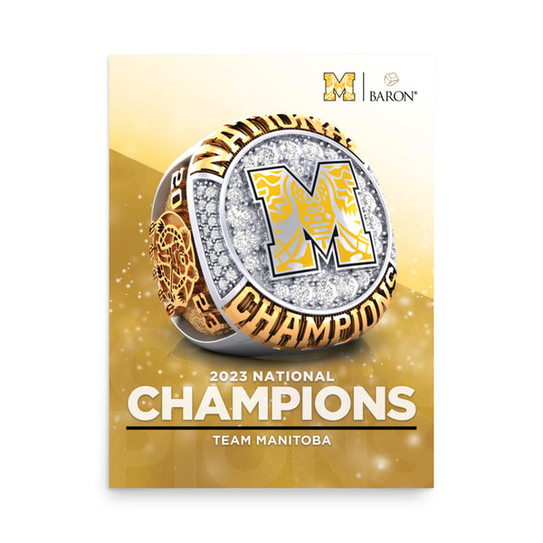 Team Manitoba Hockey 2023 Championship Poster