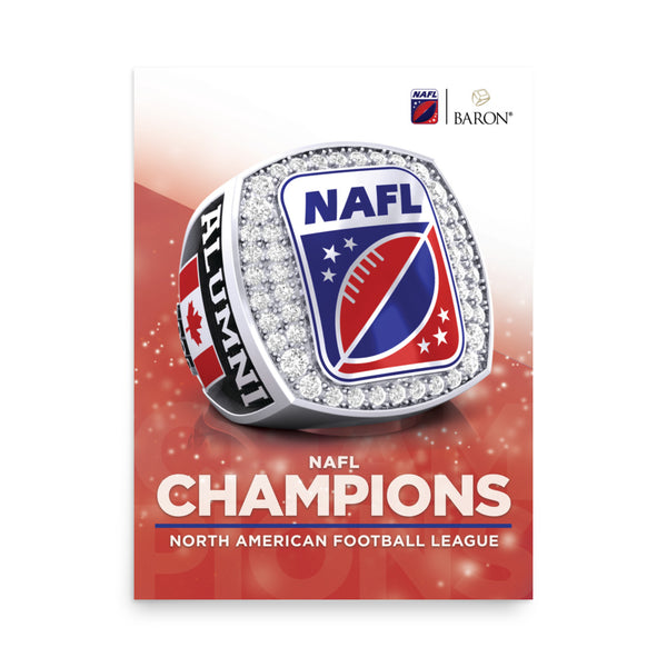 North American Football League 2023 CA Championship Poster