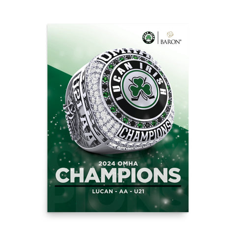 Lucan AA U21 Hockey 2024 Championship Poster