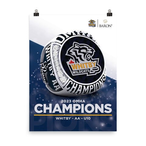 Whitby AA U10 2023 Championship Poster