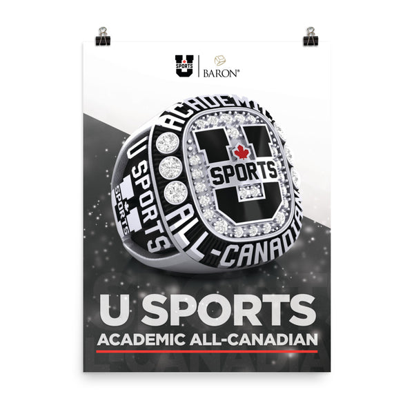 U Sports Academic All - Canadian Championship Poster