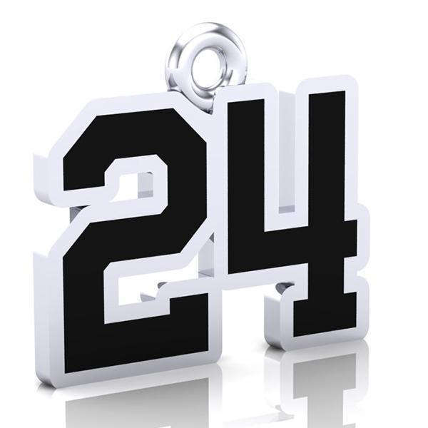 Owen Sound Jr Attack Number Charm (8mm x 10mm (per character))