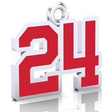 Belleville Peewee AE - OMHA Number Charm (8mm x 10mm (per character))