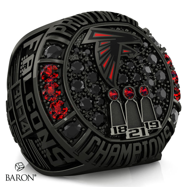 Abbotsford Falcons JB Black Football 2021 Championship Ring - Design 2.3