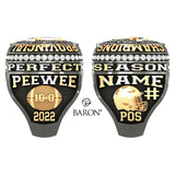 Abbotsford Falcons Peewee Football 2022 Championship Ring - Design 4.2