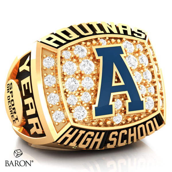 Aquinas High School Athletic Ring (Gold Durilium/ 10kt Yellow gold)