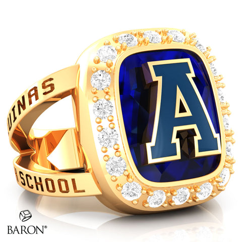 Aquinas High School Renown Class Ring (Gold Durilium, 10kt Yellow Gold)