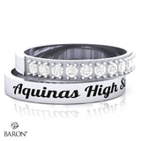 Aquinas High School Stackable Class Ring Set - 3151