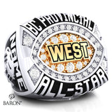 BC High School Provincial All-Star West Ring Championship Ring - Design 1.2/4
