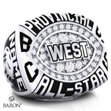 BCSS All-Star Football WEST Championship Ring - Design 1.5