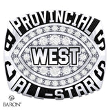 BCSS All-Star Football WEST Championship Ring - Design 1.5
