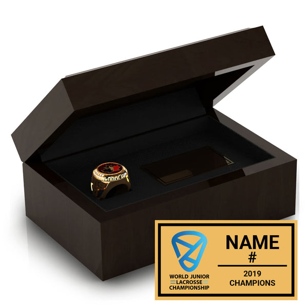 CLL World Junior Championship Ring Box