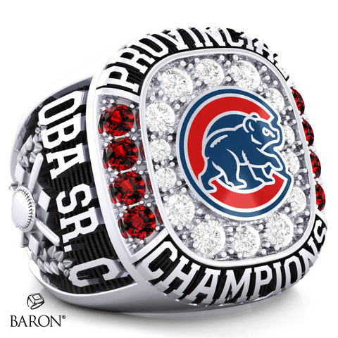 Clarington Cubs Baseball 2021 Championship Ring - Design 1.7