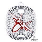Cold Lake Fighter Jets AFL 2022 Championship Ring Top Pendant - Design 1.18