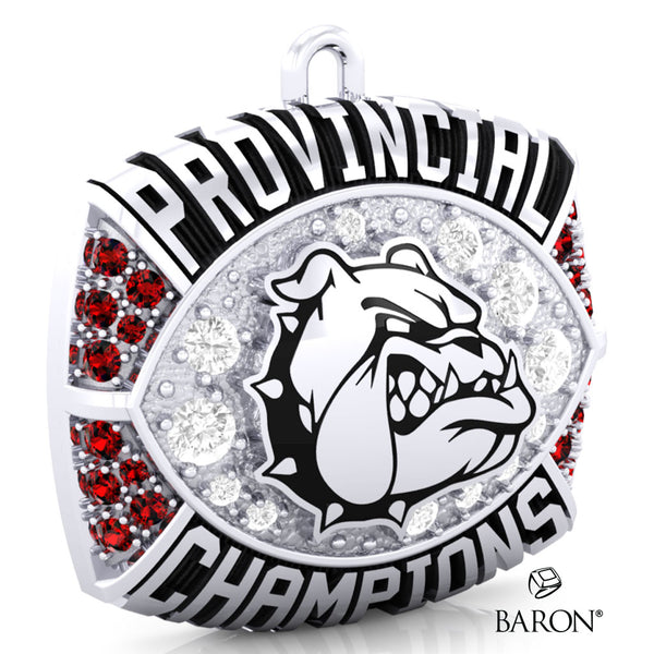 Cowichan Bantam Bulldogs 2021 Championship Ring Top Pendant - Design 1.3