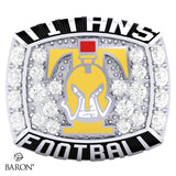 Drumheller Titans Football  Big Sky 2019 Championship Ring (Durilium) - Design 2.2