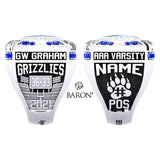 GW Graham Grizzlies 2021 Championship Ring - Design 3.3