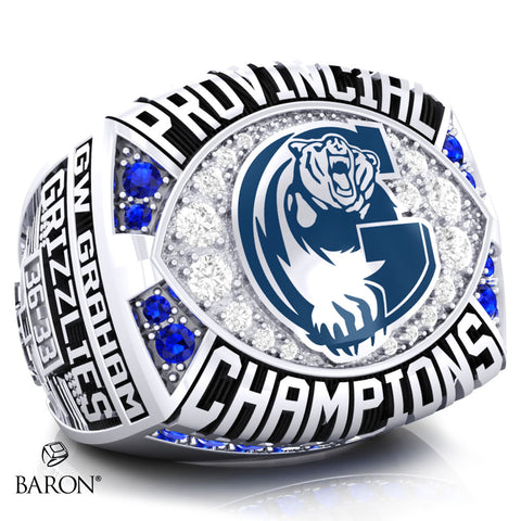 GW Graham Grizzlies 2021 Championship Ring - Design 3.3