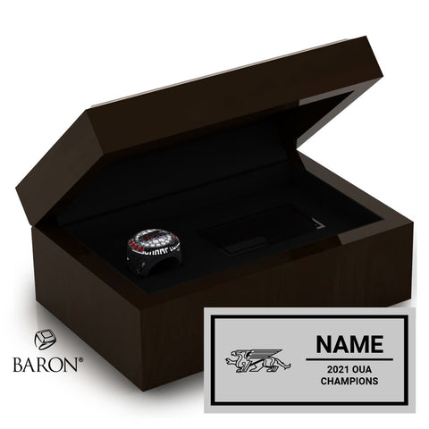 Guelph Gryphons Rugby 2021 Championship Ring Box