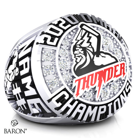 Halton Hills Thunder Minor Bantam AE Championship Ring - Design 1.1