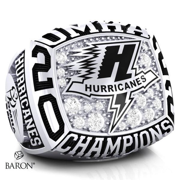 Halton Hurricanes U15 OMHA 2022 Championship Ring - Design 3.3