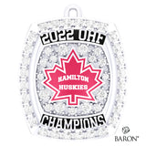 Hamilton Huskies OHF 2022 Championship Ring Top Pendant - Design 3.3