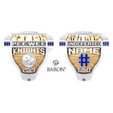 Kanata Knights Football 2021 Championship Ring - Design 9.3 (PEEWEE)