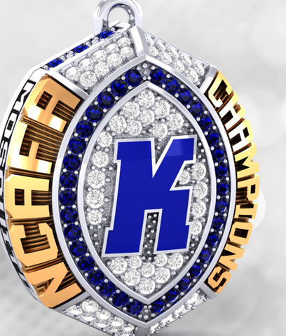 Kanata Knights Football 2021 Championship Ring Top Pendant - Design 4.7 (MOSQUITO)