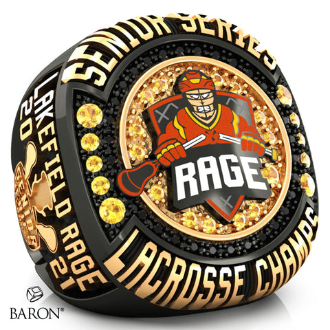 Lakefield Rage Lacrosse 2021 Championship Ring - Design 5.3
