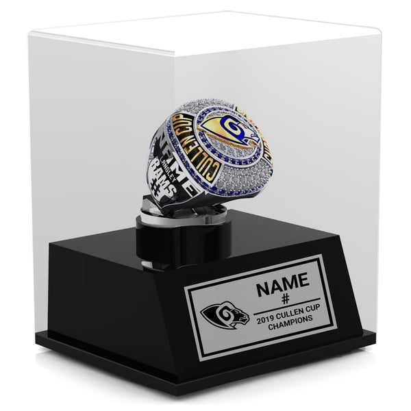 Langley Rams Championship Display Case (Taxes not included)