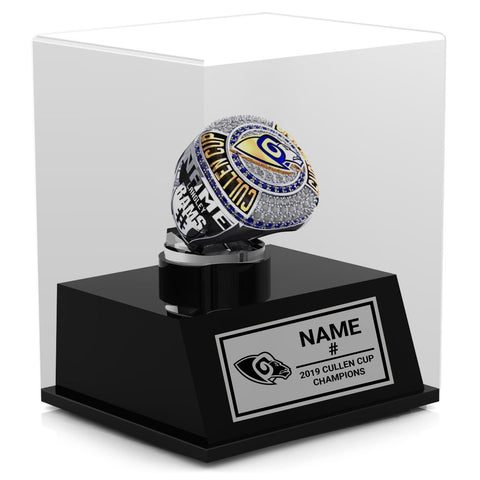 Langley Rams Championship Display Case (Taxes not included)