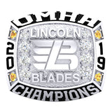 Lincoln Blades Minor Midget - OMHA Ring - Design 1.7