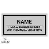 Lindsay Thurber Raiders Volleyball 2021 Championship Display Case