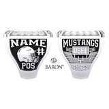 London Jr. Mustangs-U16-2022 Championship Ring - Design 2.2