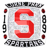 Lorne Park Spartans 1989 Ring - Design 1.2
