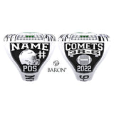 Melfort Comets Football 2022 Championship Ring - Design 1.1
