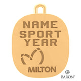 Milton Sports Hall of Fame Pendant - Design 2.8