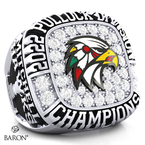 Mitchell Hawks Hockey 2022 Championship Ring - Design 1.2