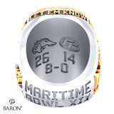 Moncton Mustangs 2021 Championship Ring - Design 2.3