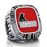 NFC Hall of Fame Steel City Patriots Ring (Red Enamel)