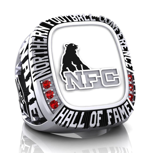 NFC Hall of Fame Steel City Patriots Ring (White Enamel)