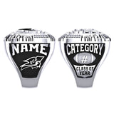 NFC Hall of Fame Steel City Patriots Ring (Champs Ice)