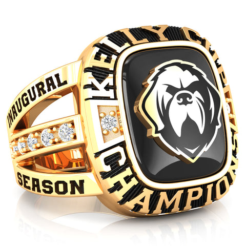 Newfoundland Growlers - Premium Championship Fan Renown Ring (with Custom Stone) - Design 1.2