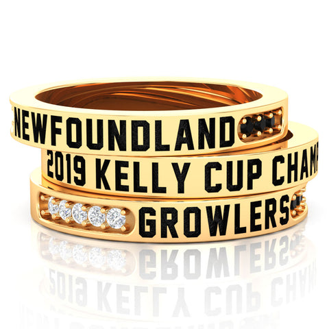 Newfoundland Growlers - Championship Fan Stackable Rings