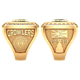 Newfoundland Growlers - Premium Championship Fan Ring (with Custom Stone)- Design 5.1