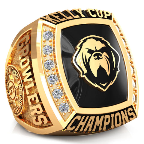Newfoundland Growlers - Premium Championship Fan Ring (with Custom Stone)- Design 5.1