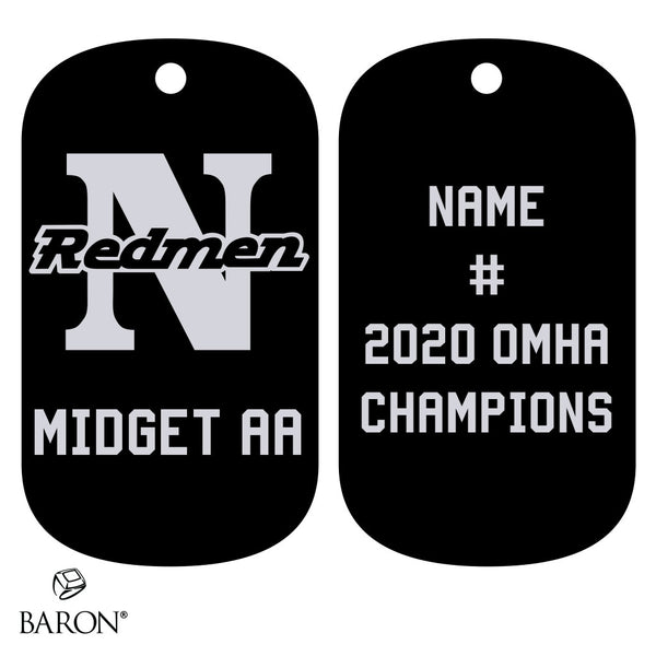 Newmarket Redmen Dog Tags