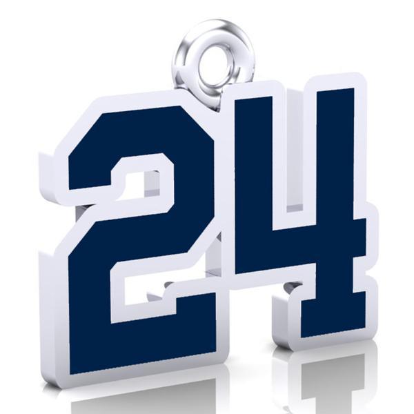 Edmonton Seahawks Number Pendant (12mm x 17mm (per character))