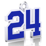 Southpoint Capitals Number Charm (8mm x 10mm (per character))